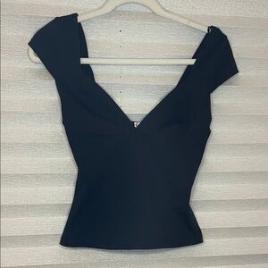 Free People Elegant Black Women's Top